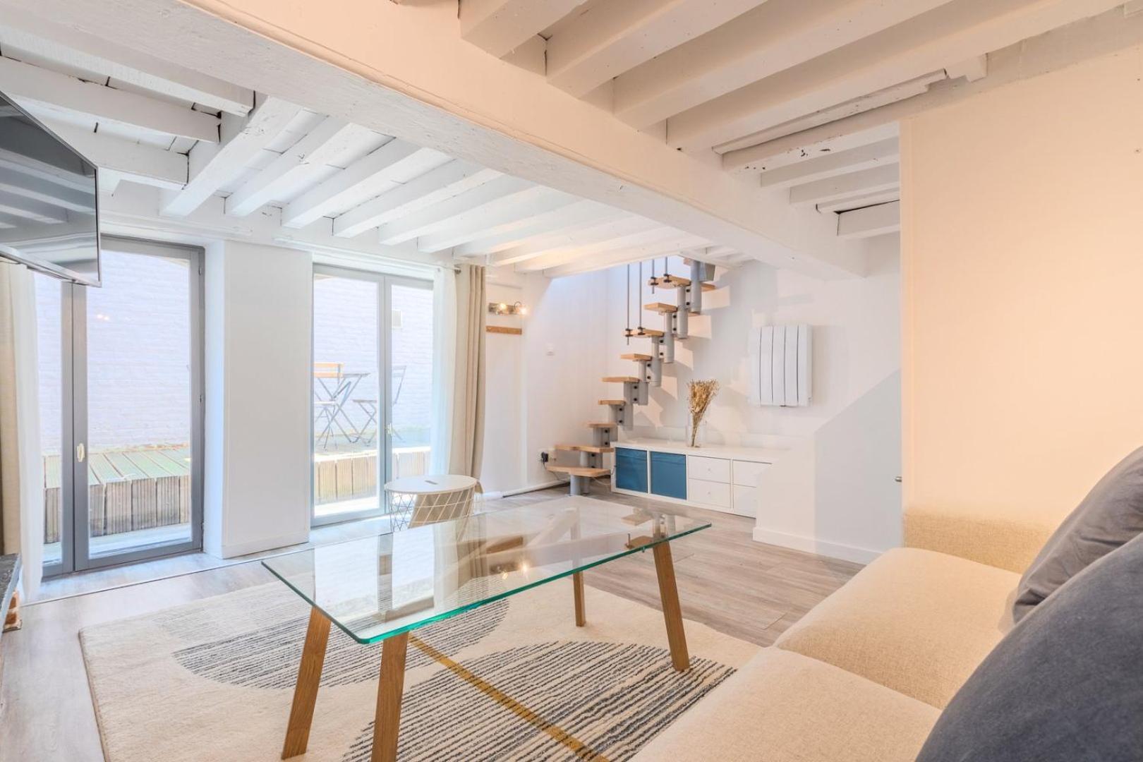 Atypical Triplex Near Grand Place With Terrace Lille Exteriör bild